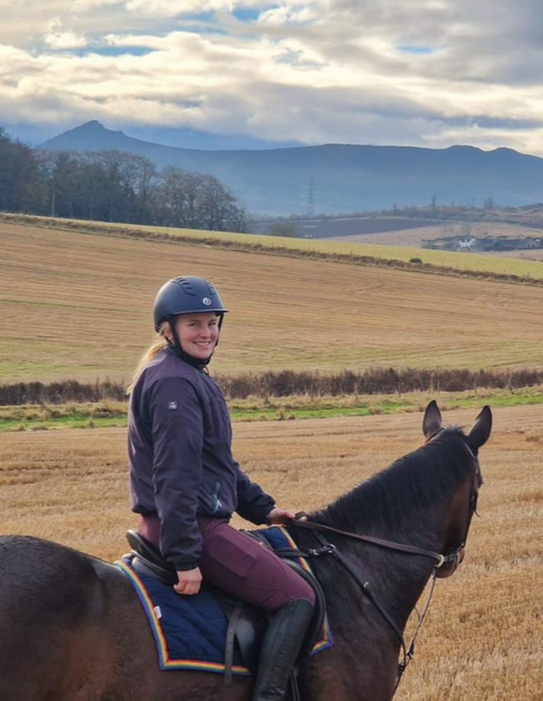 Mairi Sinclair with horse